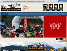 Tablet Screenshot of endurocordillerano.com